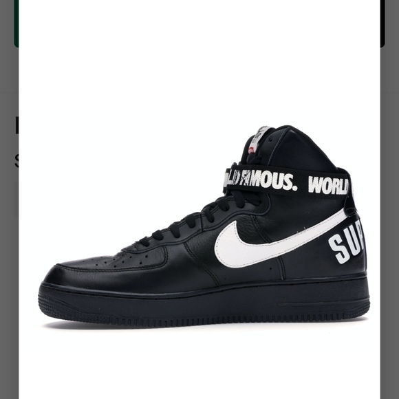 Air Force 1 High Supreme Black/White 9.5 Mens - Picture 2 of 5